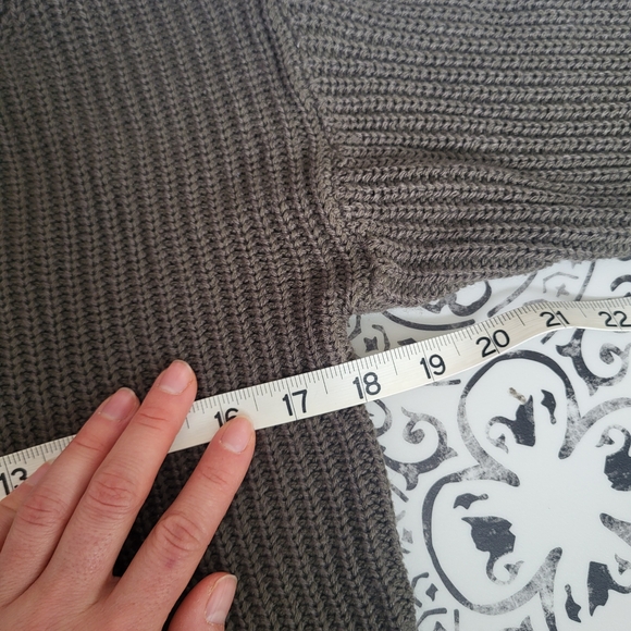 Women's Olive Green Sweater - Picture 2 of 3